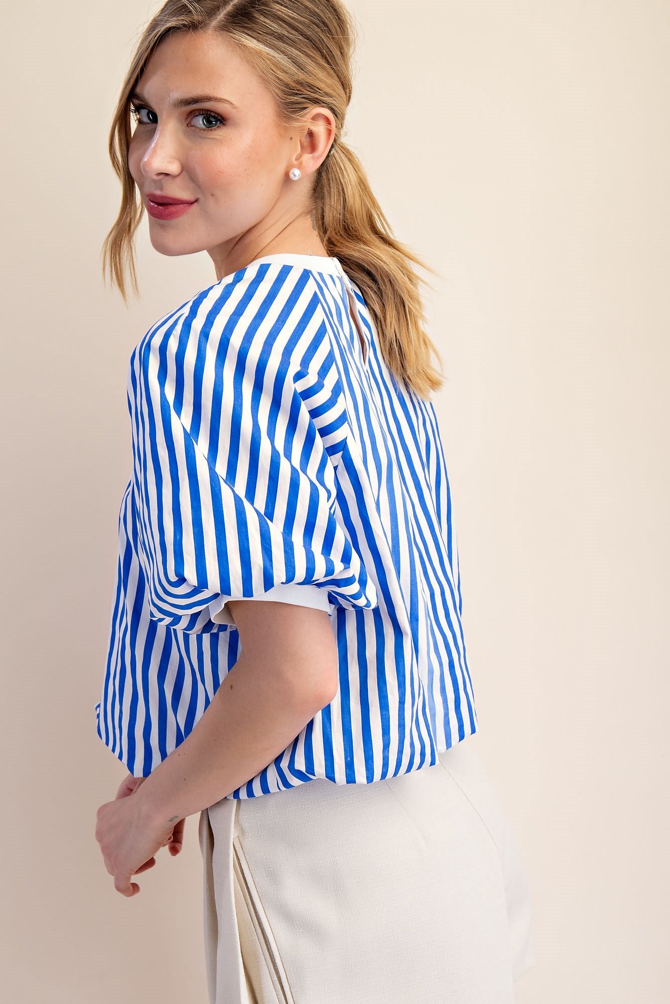 トップス SupremeBeadedAppliqueCardiganBright Blue Buy Supreme Pinline Tee 'Bright Blue' - SS24T42 BRIGHT BLUE | GOAT